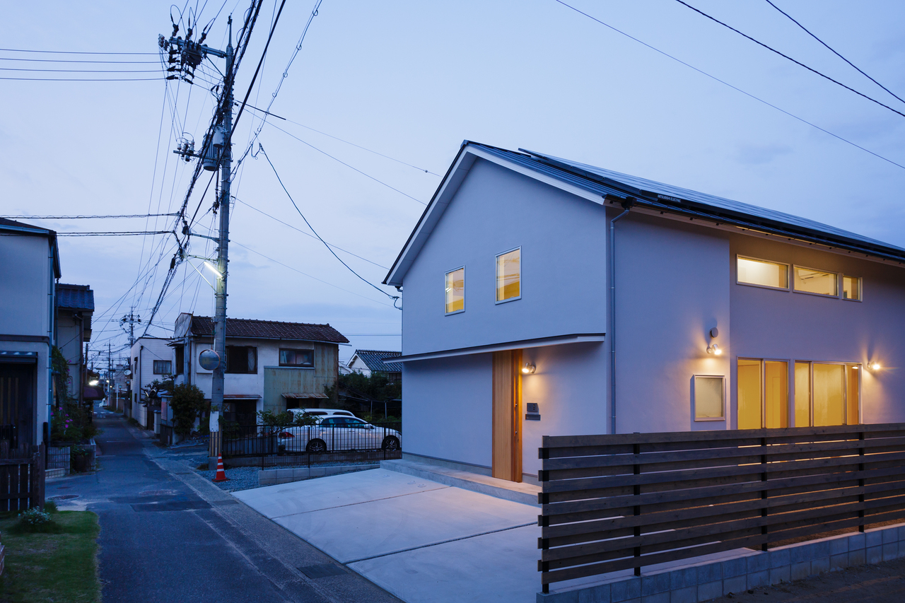 玉島中央の住宅